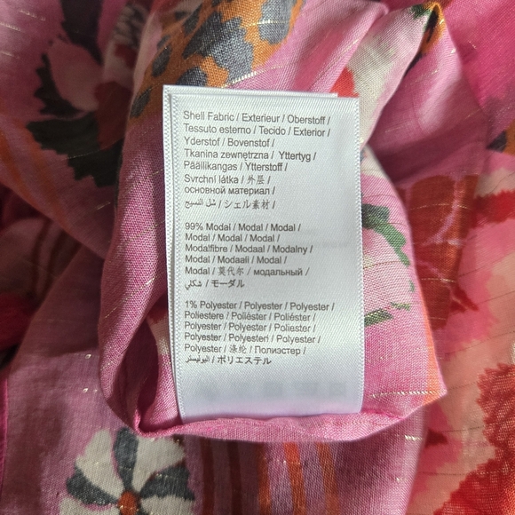 New Farm Rio Pink Leopard Forest Swim Beach Pool Cover-Up Dress Medium NWT - Picture 14 of 14